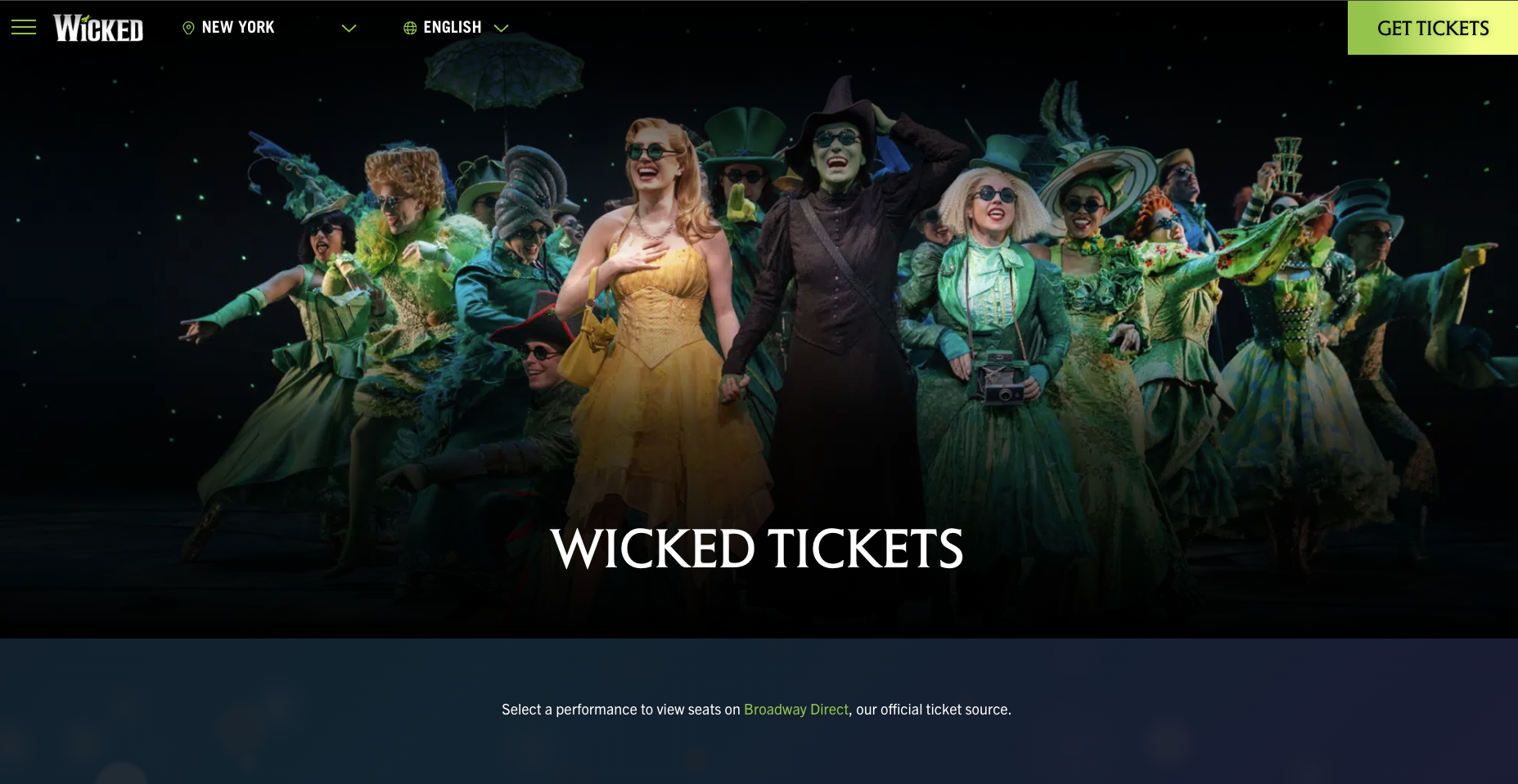 Wicked on Broadway